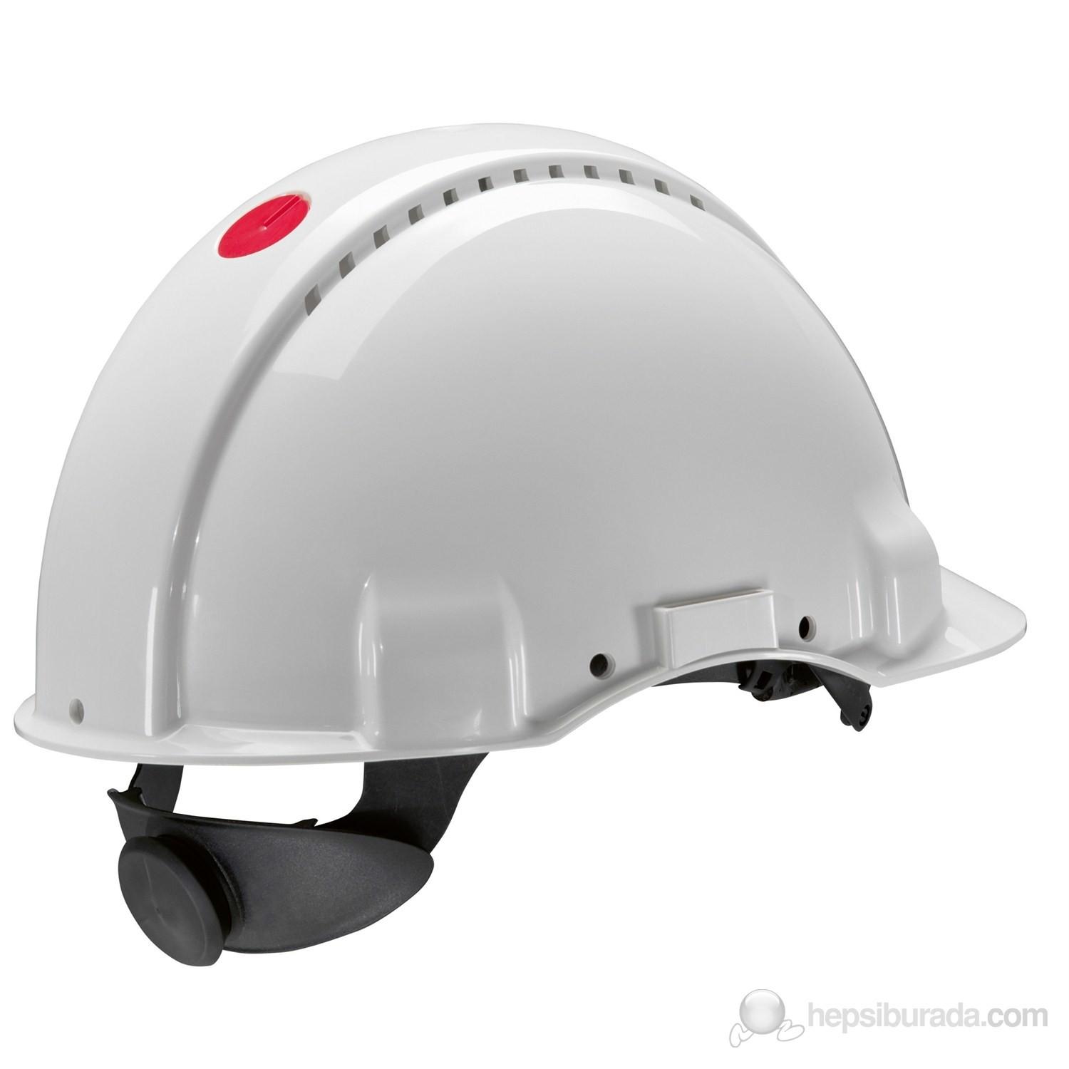 G3000 Peltor Beyaz Havalandırmalı Vidalı Baret